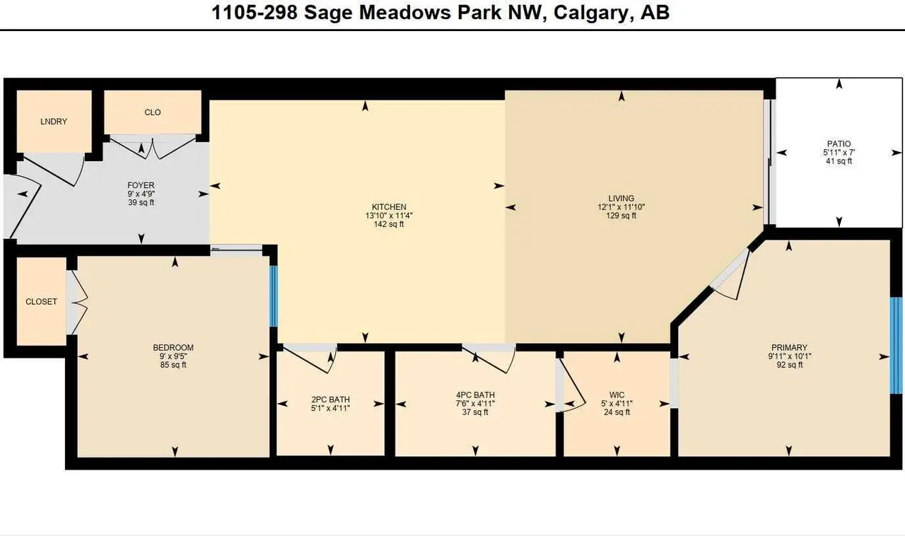 1105, 298 Sage Meadows Park NW